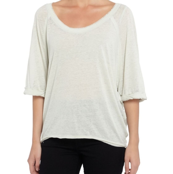 Free People Tops - Free People Moonlight Burnout T-Shirt